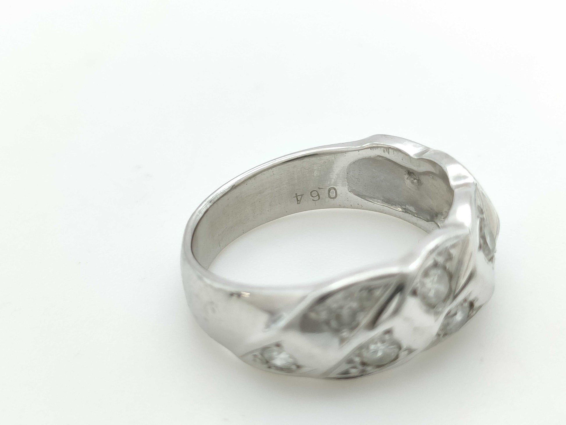 D0.64ct PT900 8.8g Ring