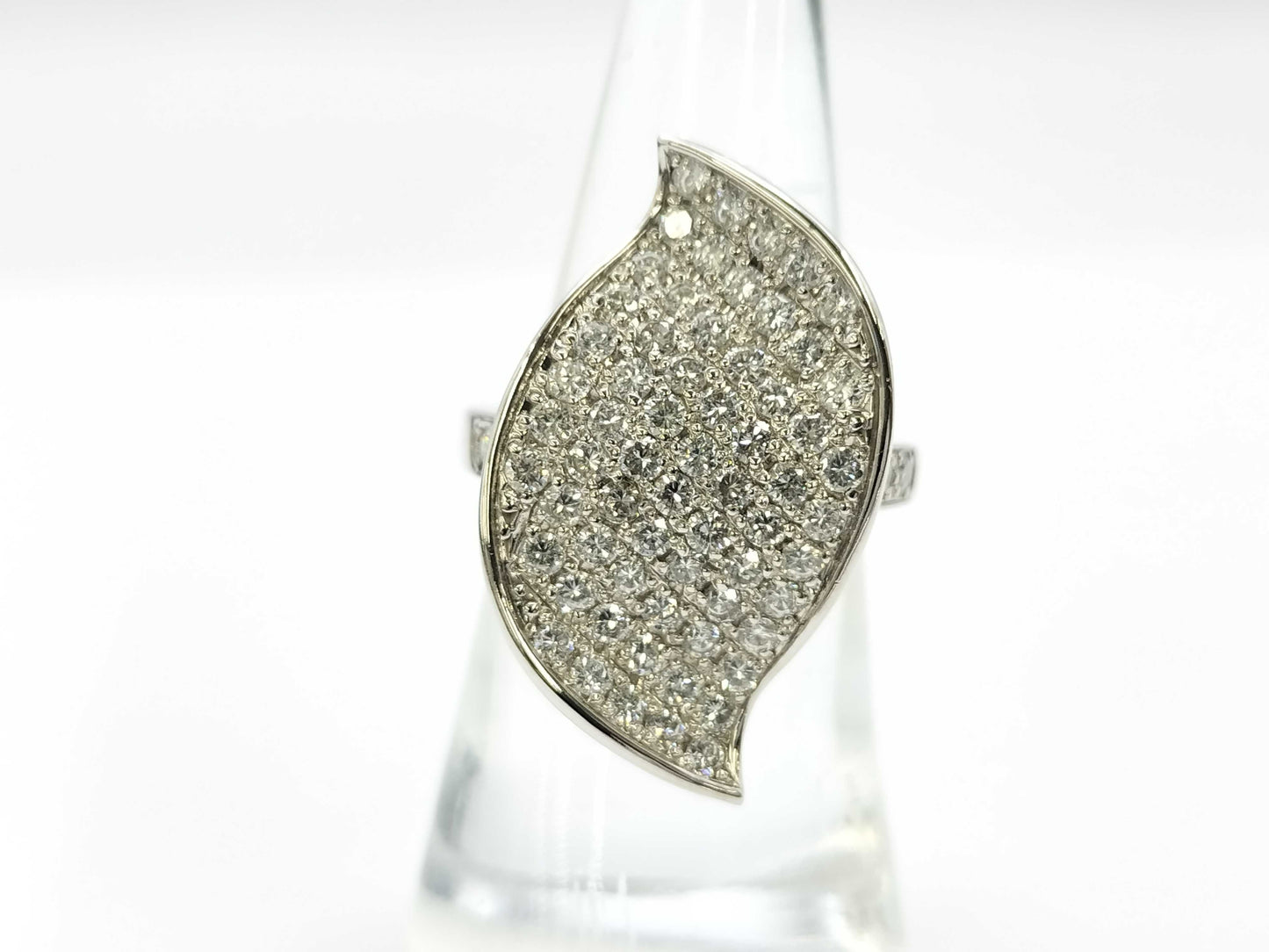 D1.75ct K18WG 10.1g Ring
