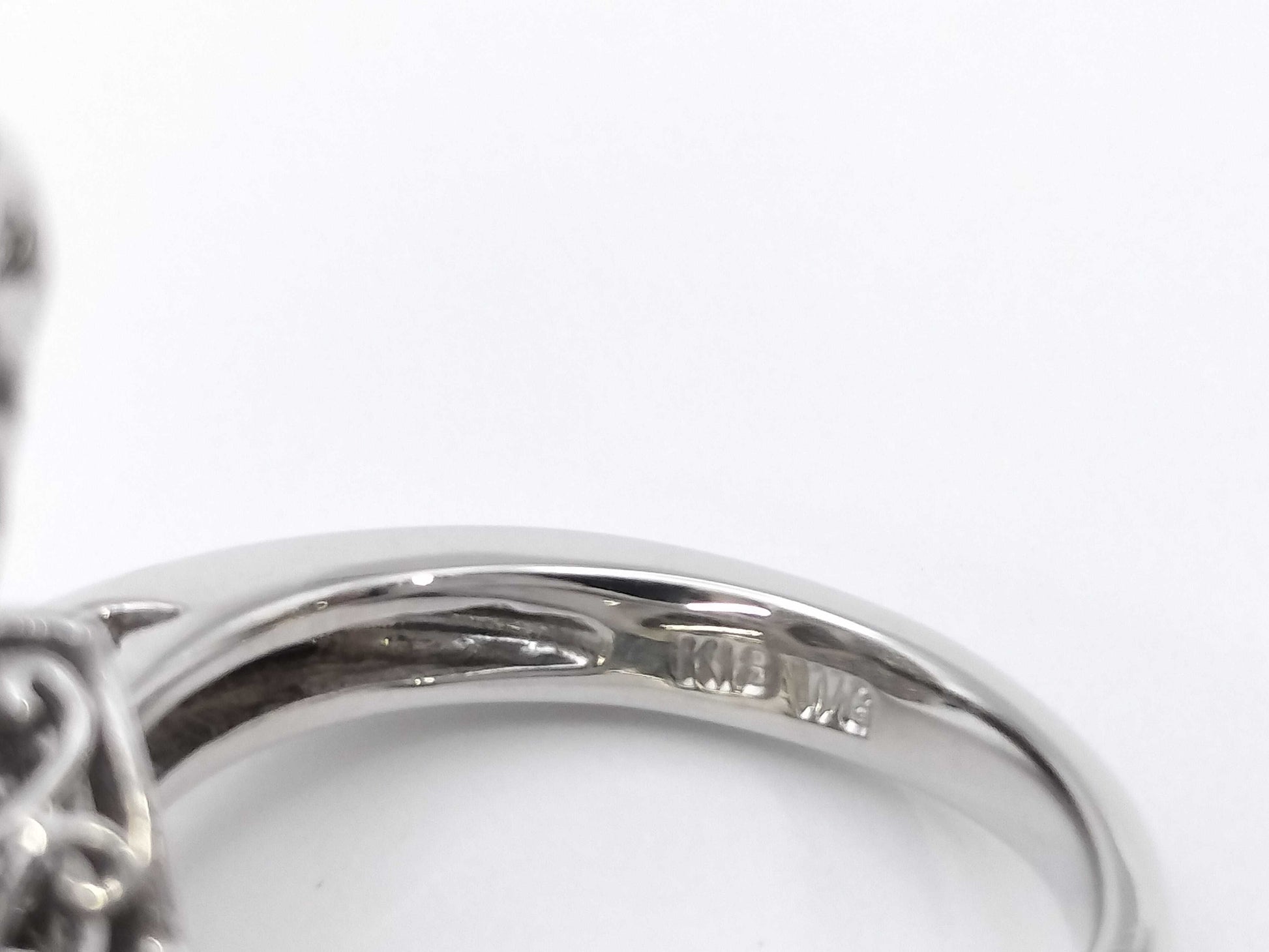 D1.75ct K18WG 10.1g Ring