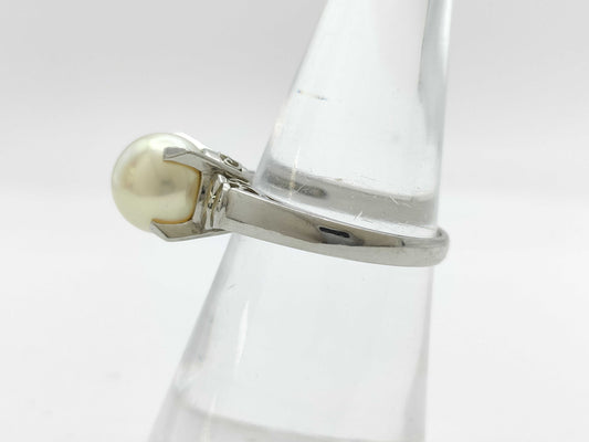 Pearl diameter: approx. 8.6mm, PT900, 6.3g, Ring