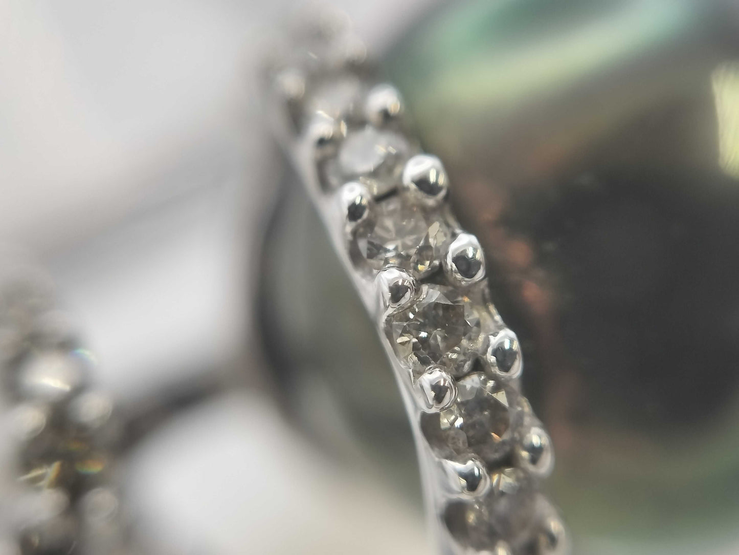 Pearl diameter approx. 9.9mm D0.35ct K18 4.8g ring