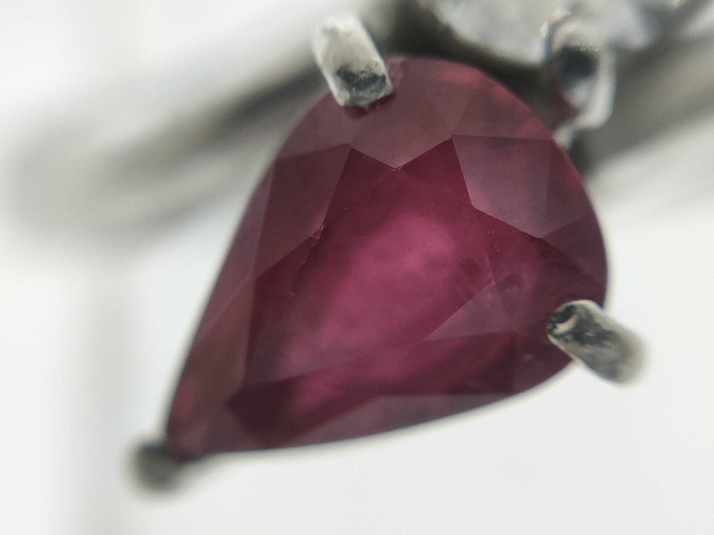 R1.04ct D0.50ct PT900 6.4g Ring