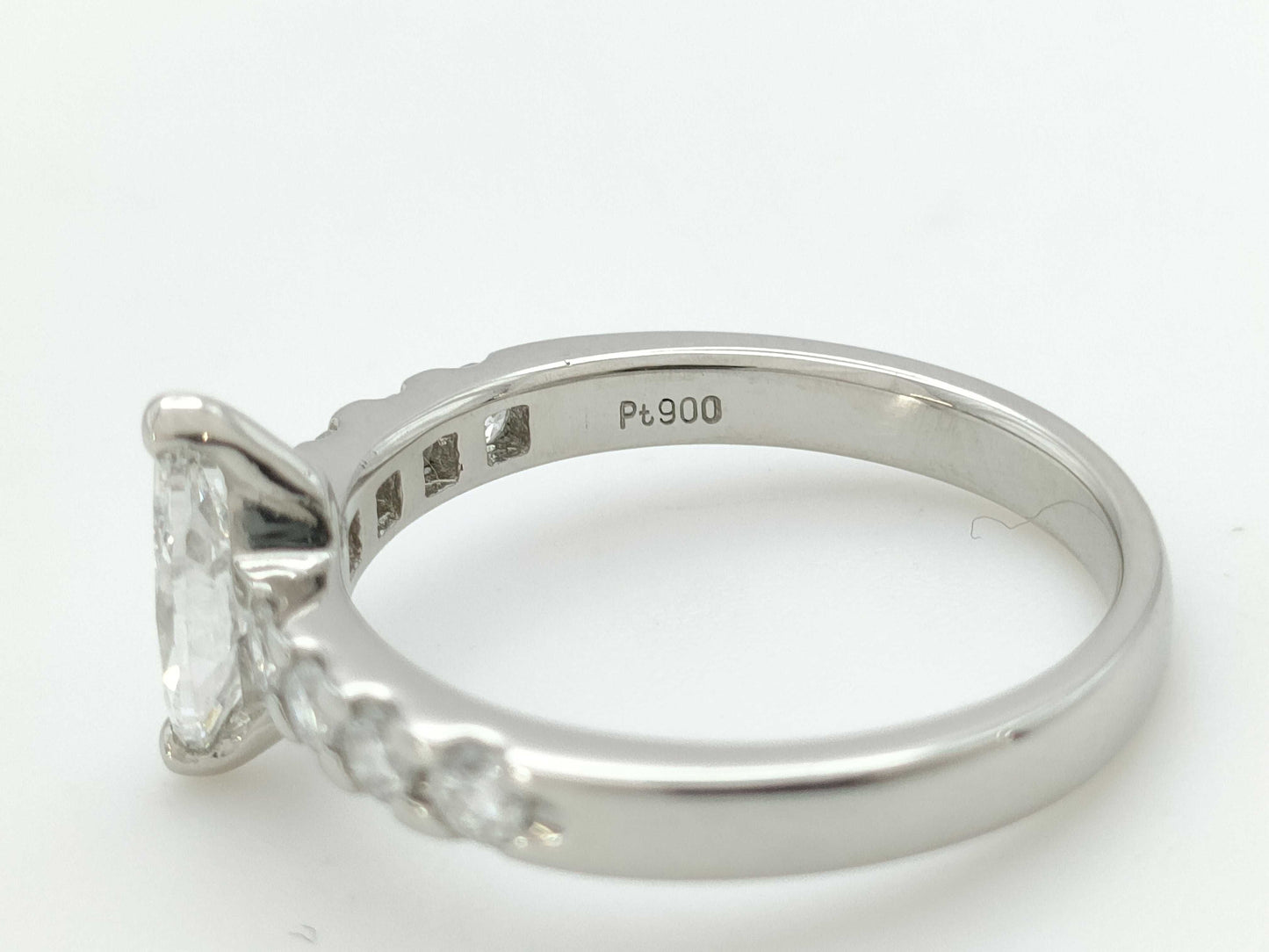 D0.557ct/0.36ct PT900 4.5g Ring