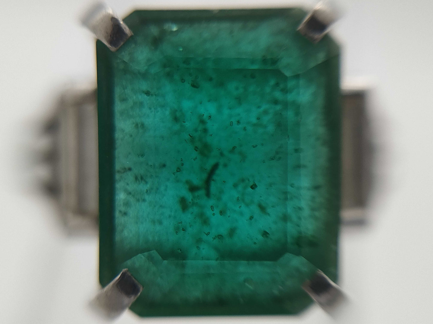 E1.91ct D0.37ct PT900 7.9g Ring