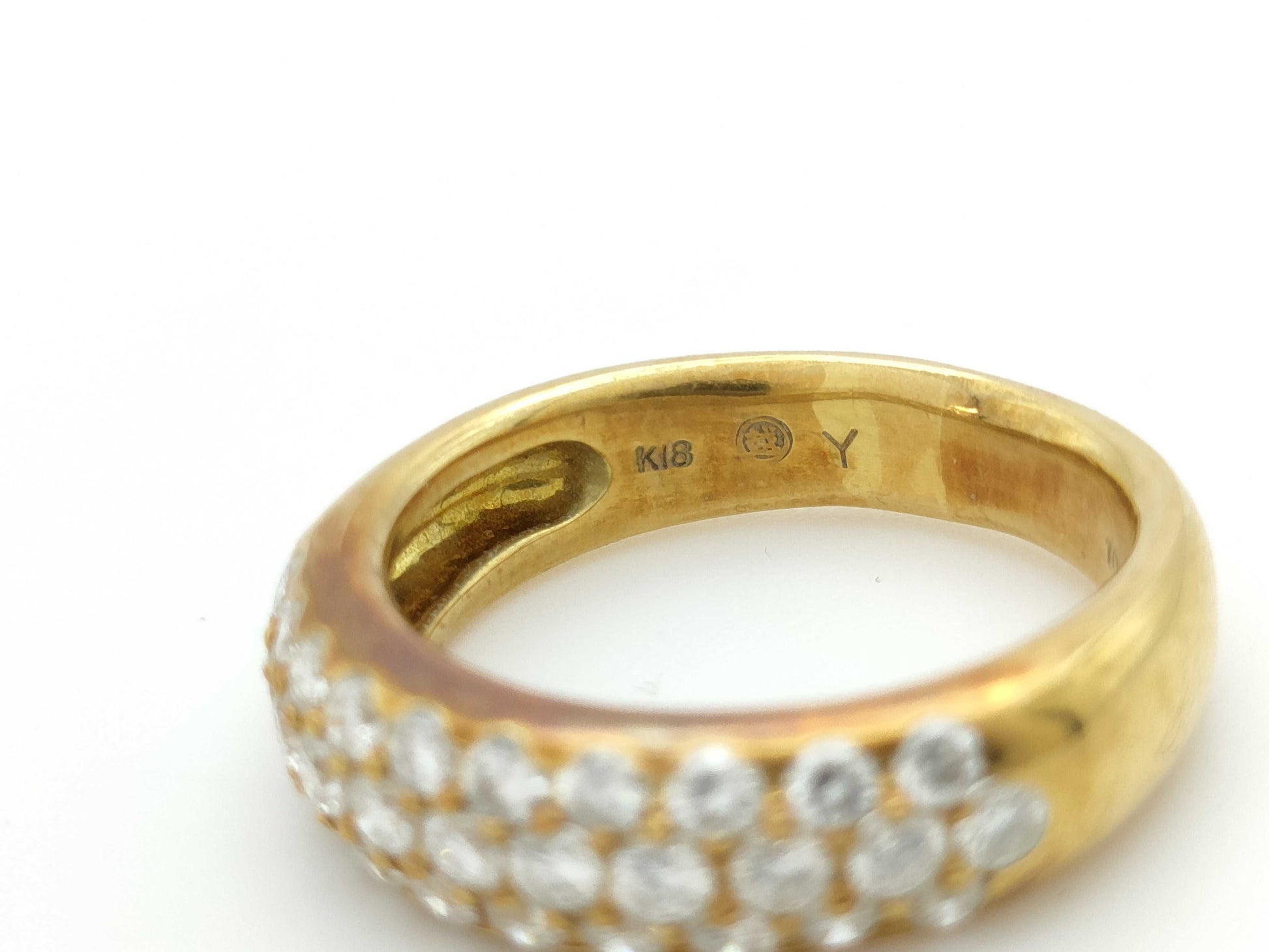 Mitsukoshi D1.00ct K18 6.2g Ring
