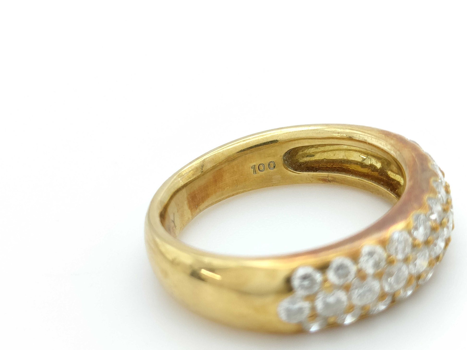 Mitsukoshi D1.00ct K18 6.2g Ring
