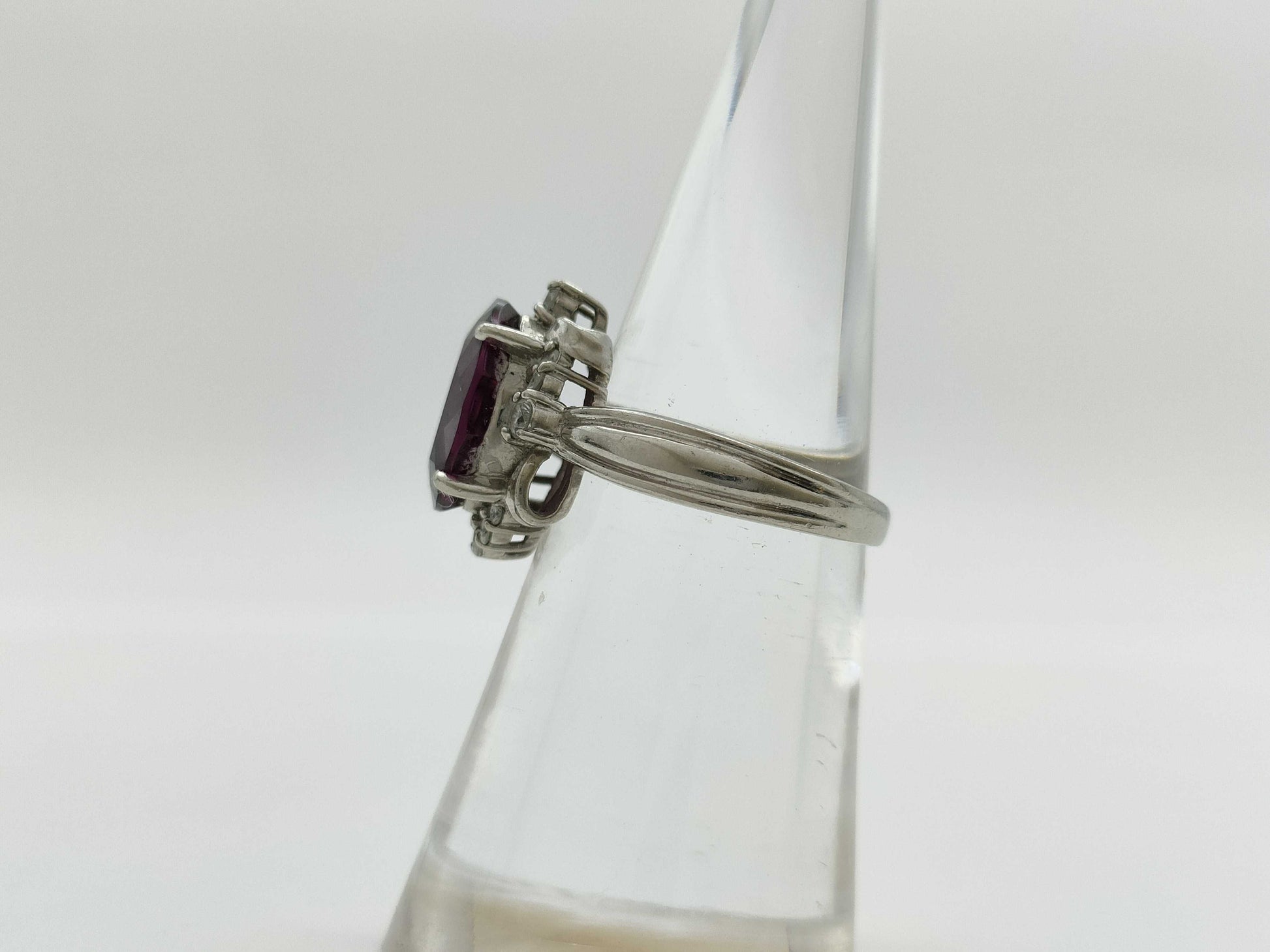 G4.79ct D0.22ct PT900 6.7g Ring