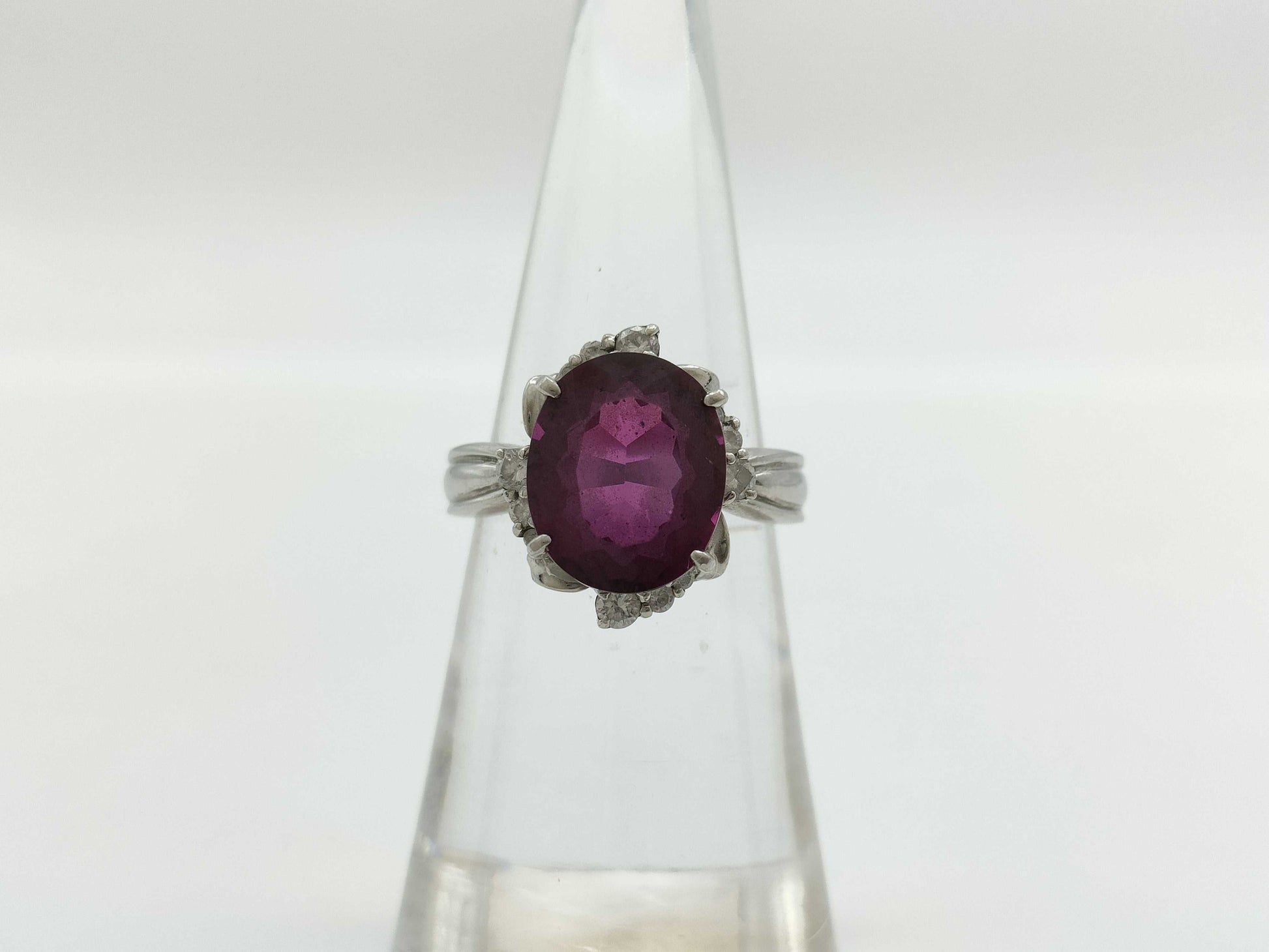 G4.79ct D0.22ct PT900 6.7g Ring