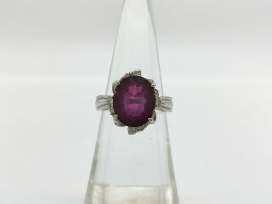 G4.79ct D0.22ct PT900 6.7g Ring