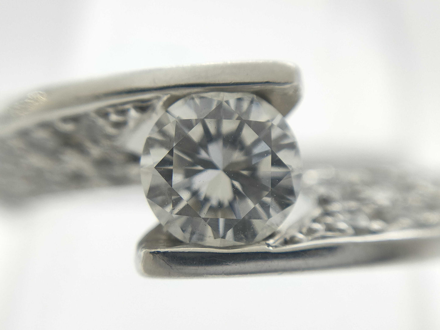D0.45ct/0.38ct PT900 6.8g Ring