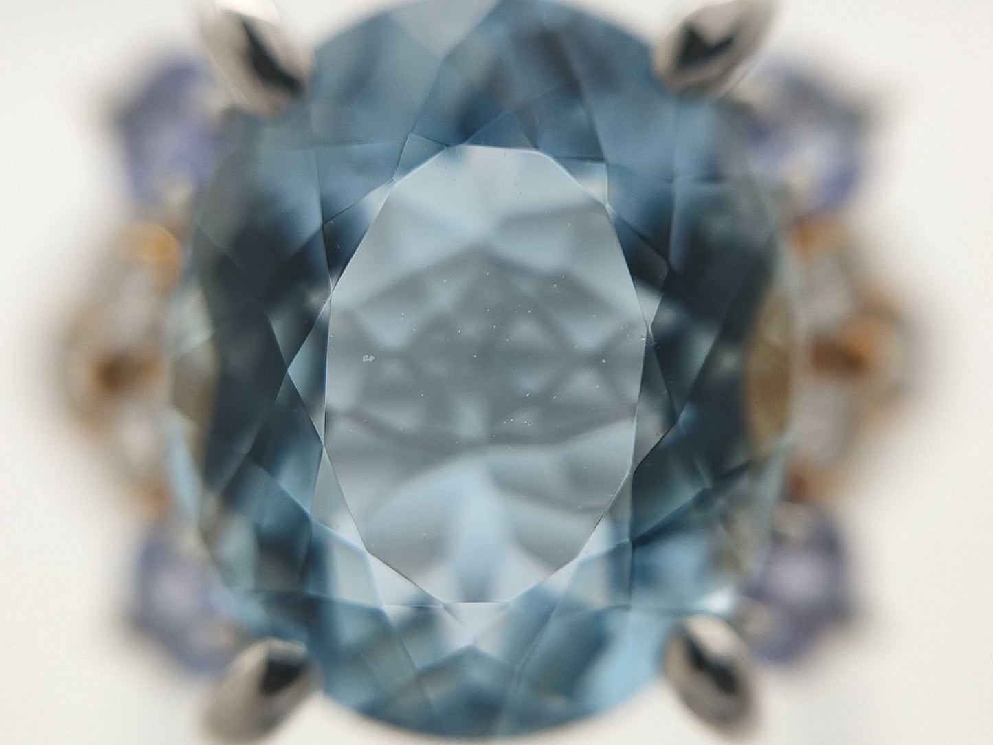 TASAKI AQ4.26ct Tanzanite D0.18ct PT900/K18 11.2g Ring