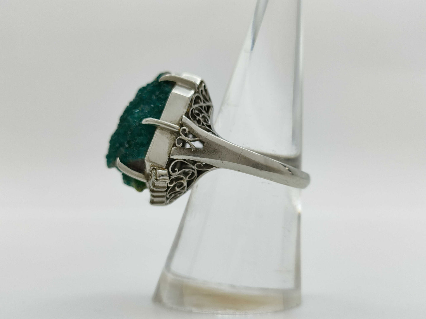 Colored Stone D0.30ct PT900 14.5g Ring