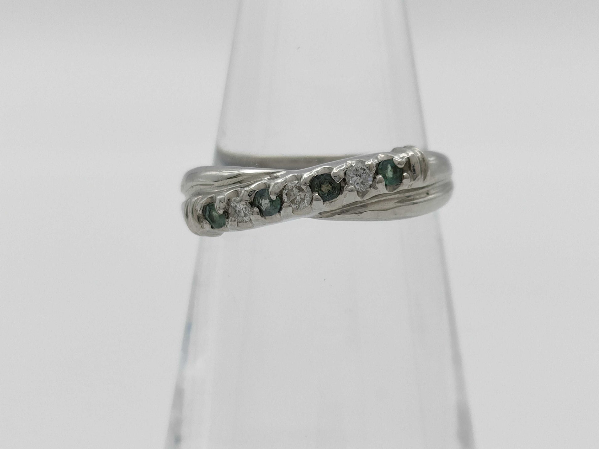 Alexandrite Diamond PT900 3.5g Ring