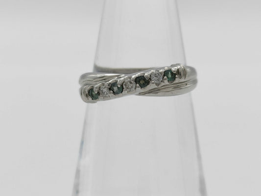 Alexandrite Diamond PT900 3.5g Ring