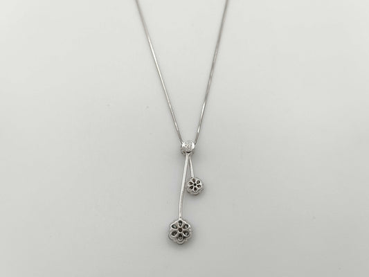 D0.27ct FD0.23ct PT900/850 5.7g Necklace