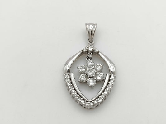D1.12ct PT900 6.7g Pendant Top