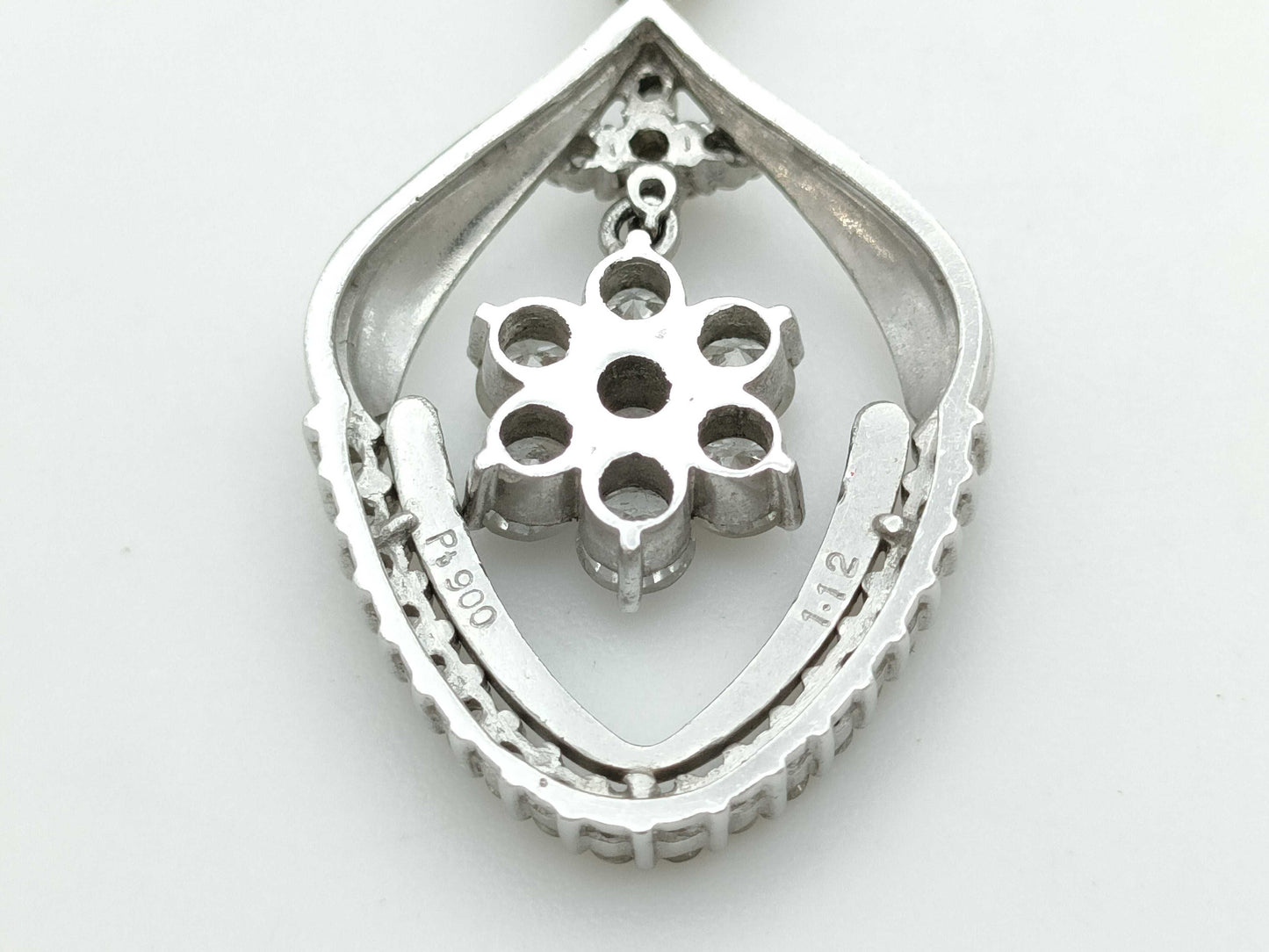 D1.12ct PT900 6.7g Pendant Top