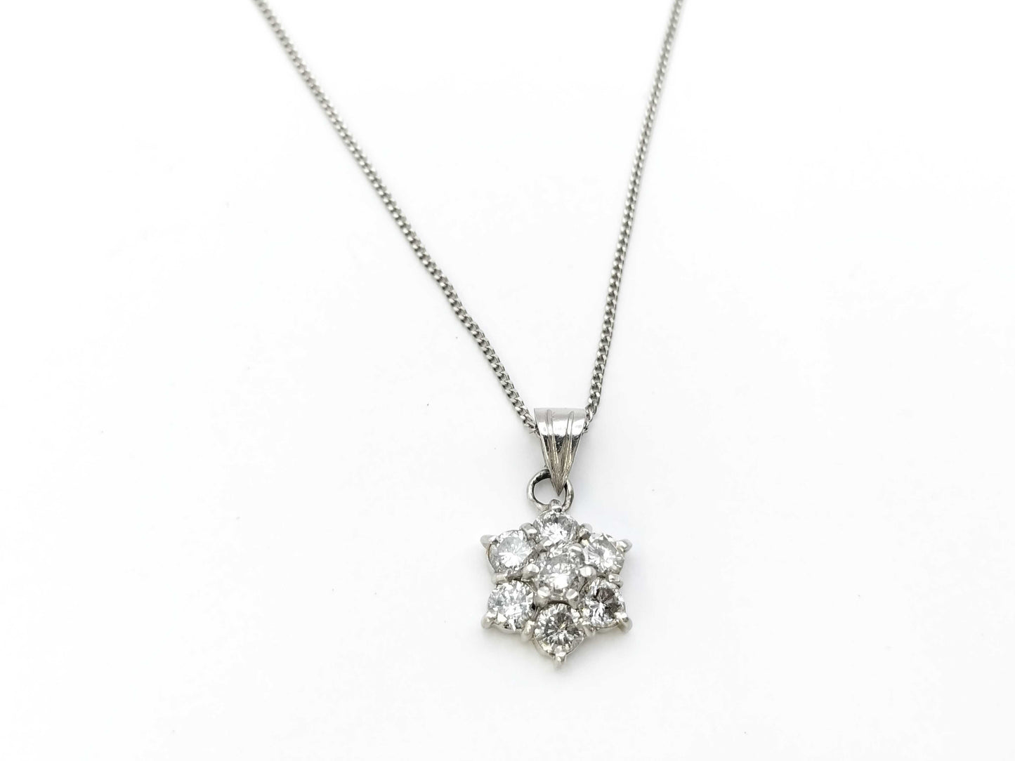 D1.00ct PT900/850 3.1g Necklace
