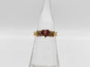 Garnet D0.16ct K18 2.7g Ring