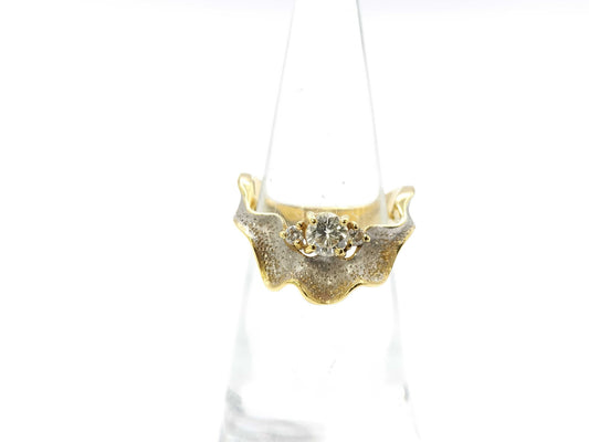 D0.30ct FD0.09ct K18 5.4g Ring