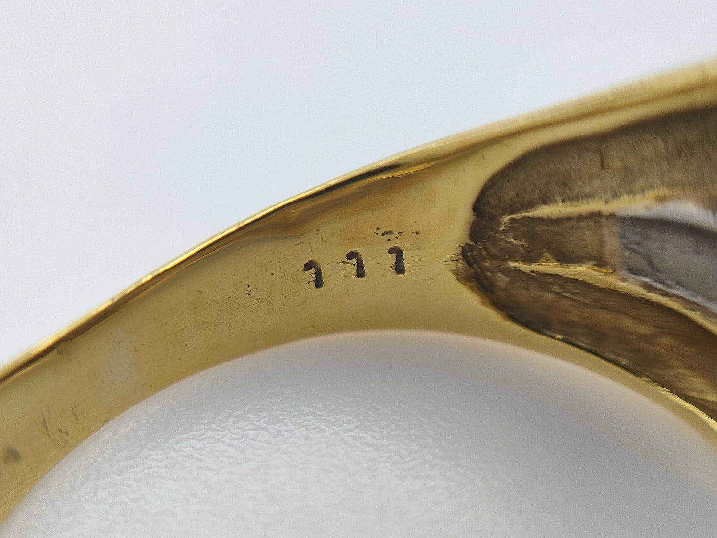 D1.11ct K18/PT900 6.7g Ring