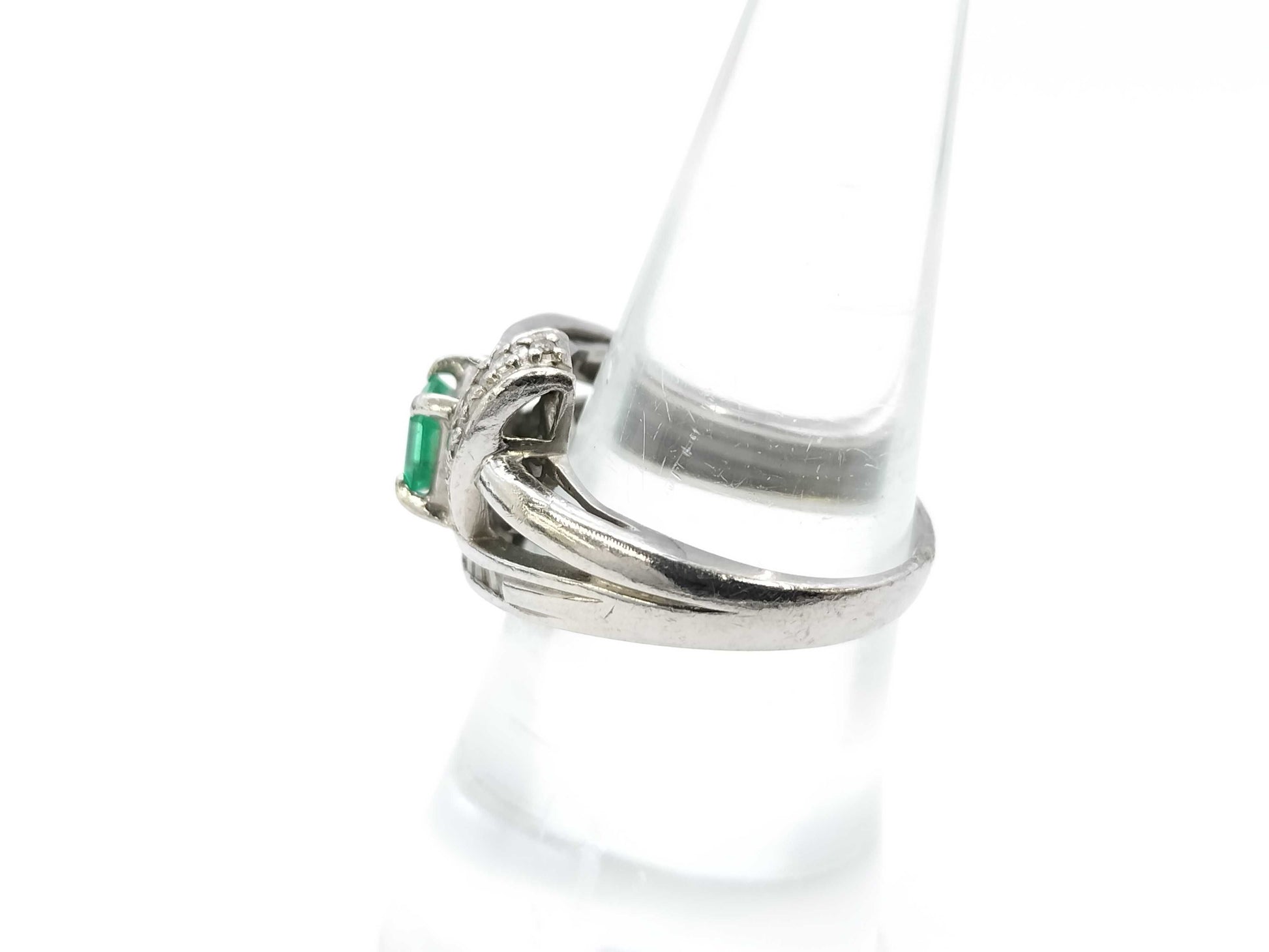 E0.53ct D0.42ct PT900 8.5g Ring