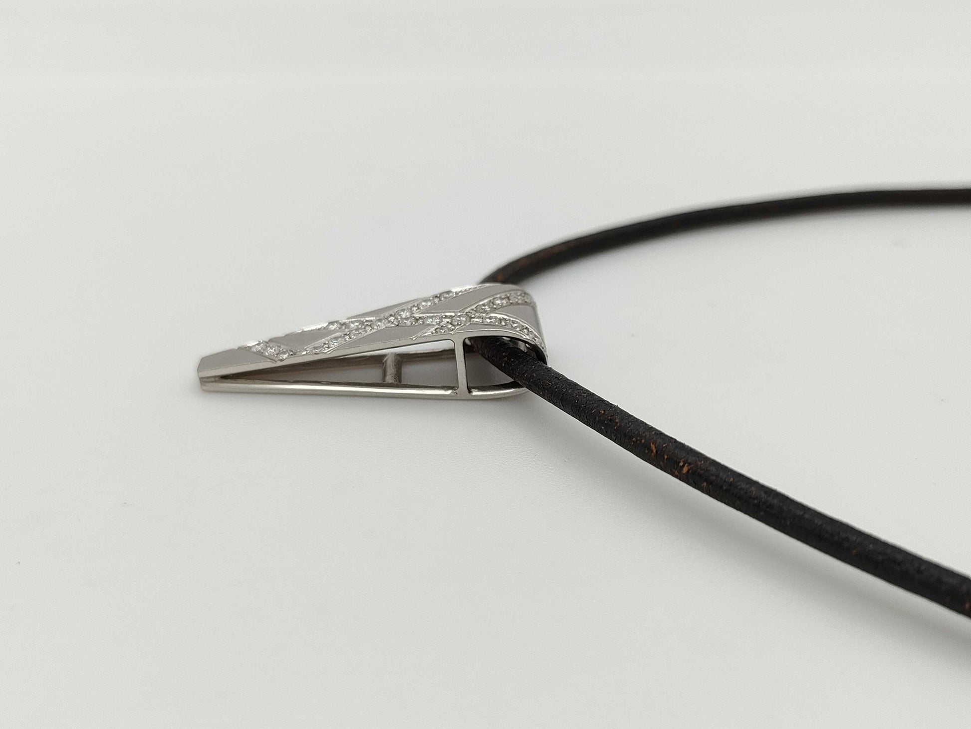 D0.50ct PT900/K18WG 9.0g Necklace