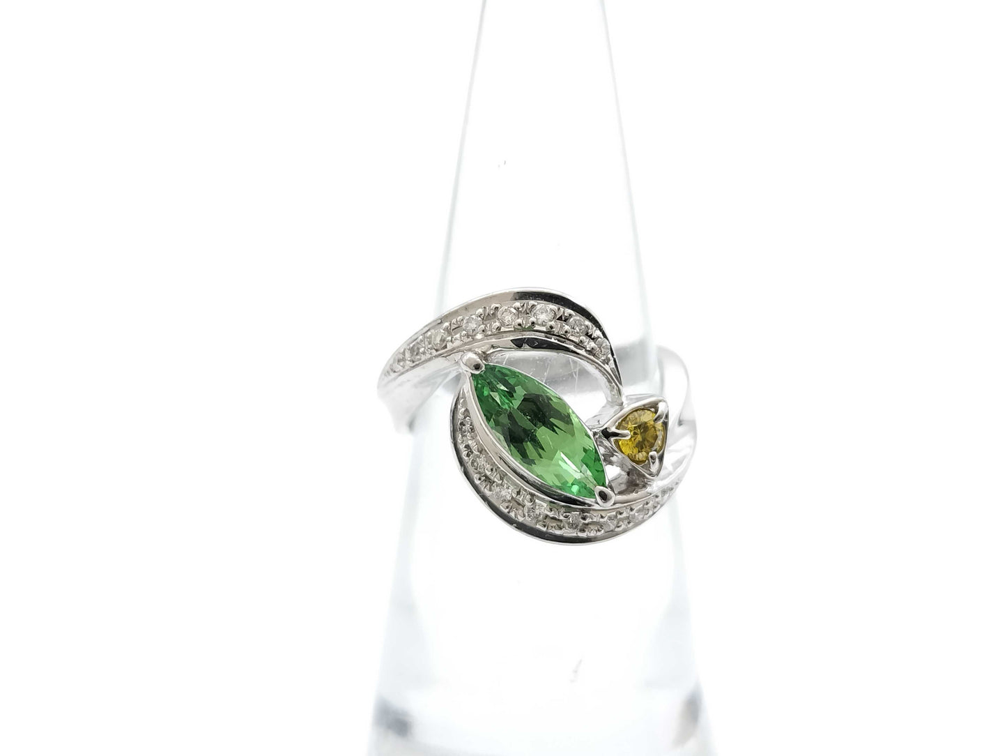 G0.76ct D0.08/0.12ct PT900 7.3g Ring