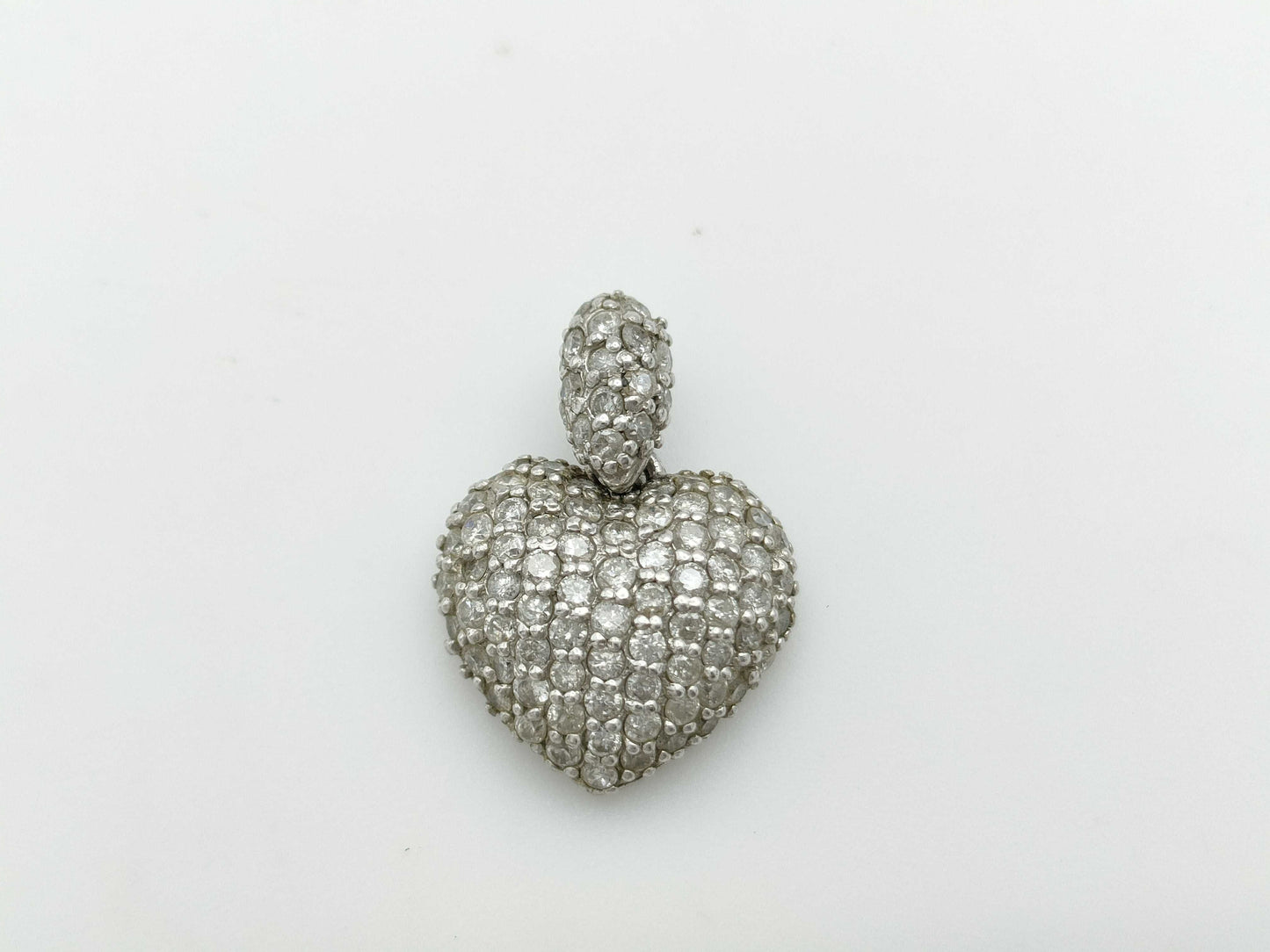 D1.00ct K18WG 2.9g Pendant Top