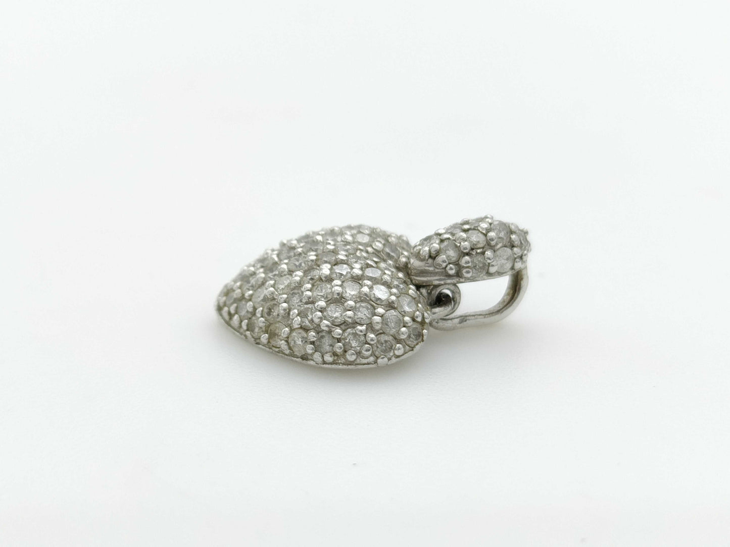 D1.00ct K18WG 2.9g Pendant Top