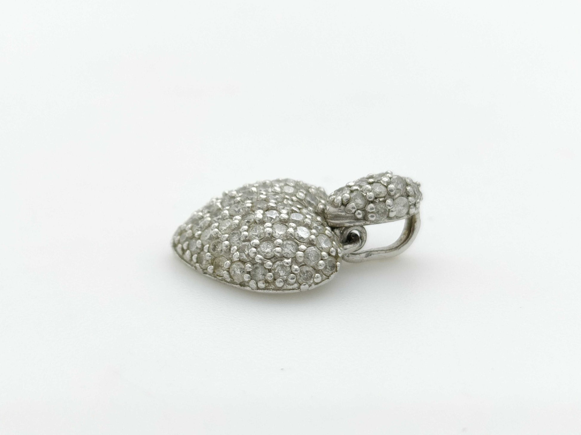 D1.00ct K18WG 2.9g Pendant Top