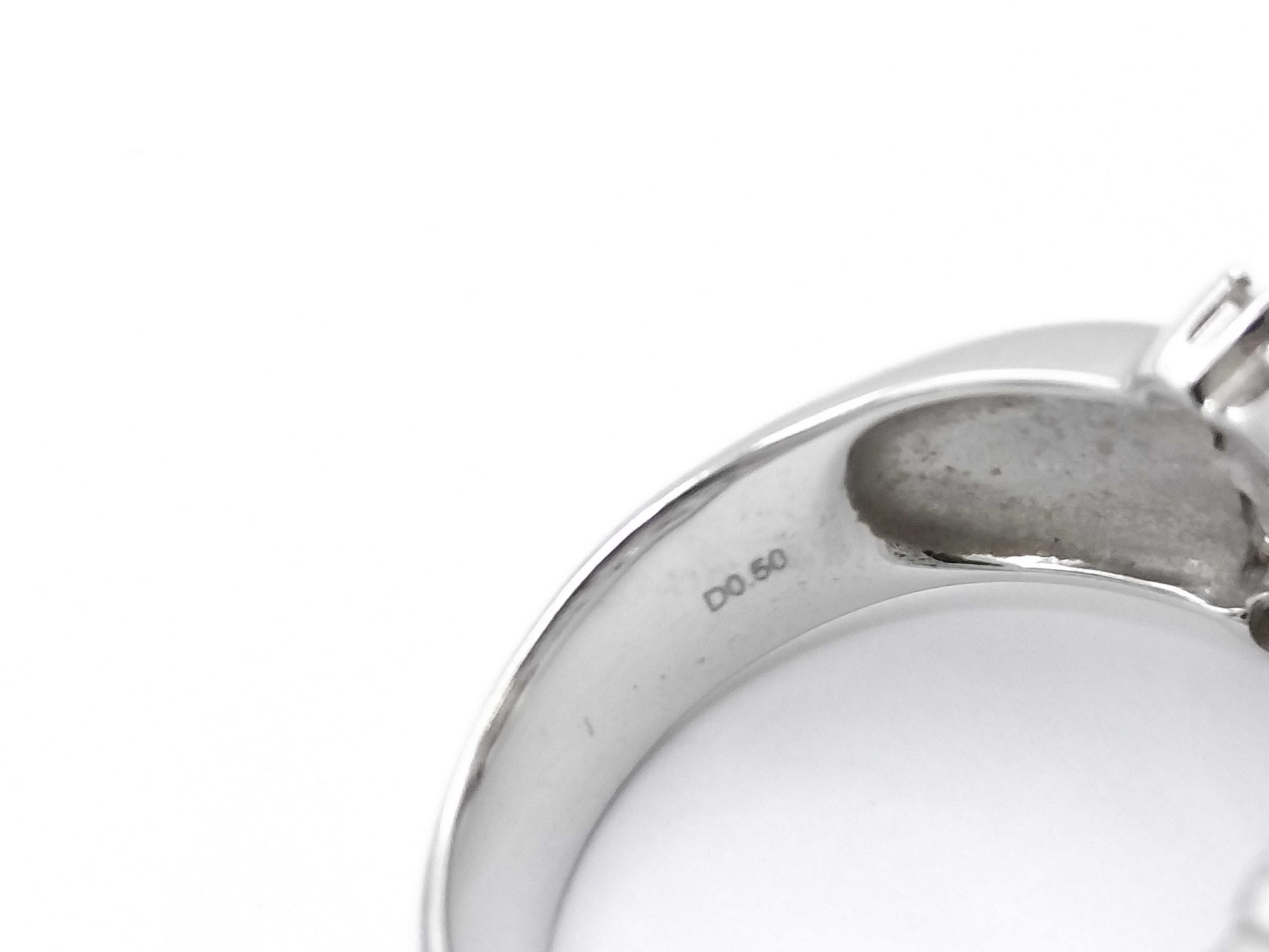 D0.50ct K18WG 4.8g Ring