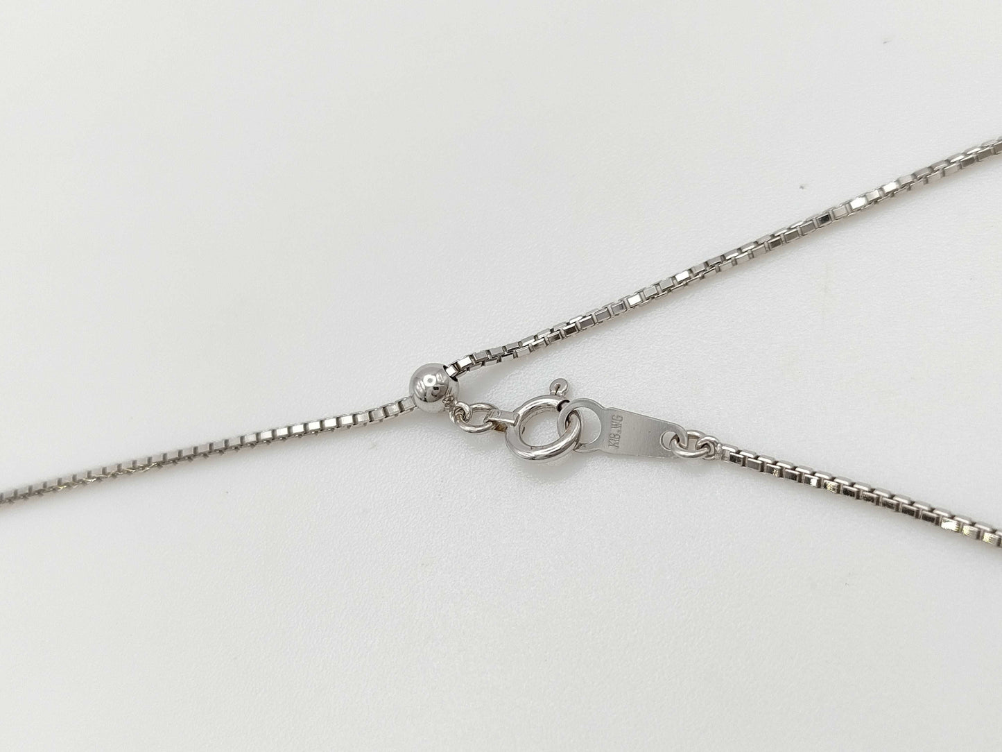 D1.00ct K18WG 6.2g Necklace