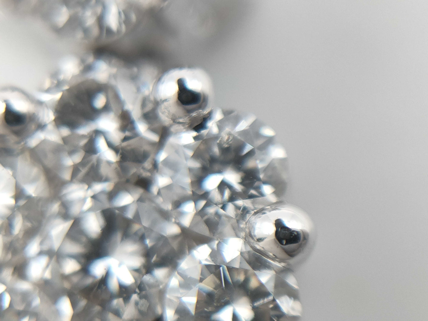 D1.00ct K18WG 6.2g Necklace