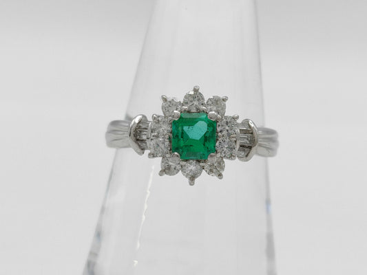 E0.41ct D0.52ct PT900 4.7g Ring