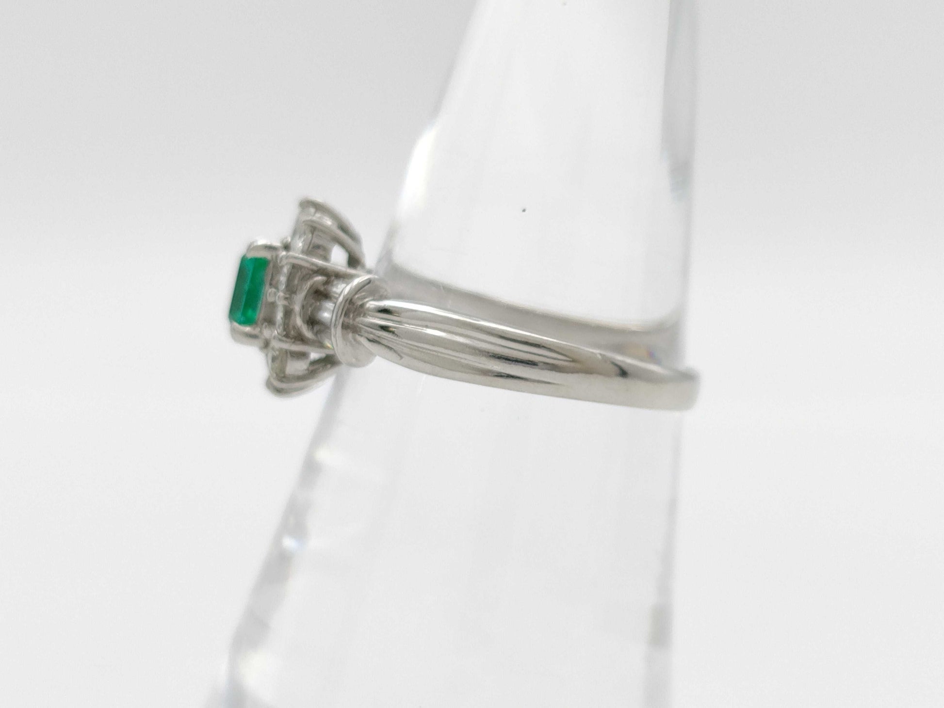 E0.41ct D0.52ct PT900 4.7g Ring