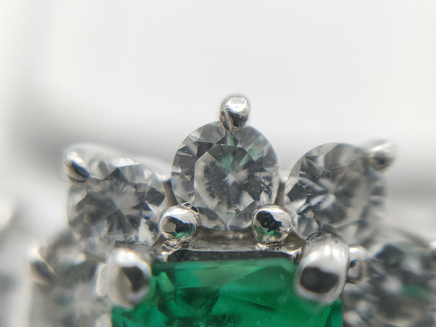 E0.41ct D0.52ct PT900 4.7g Ring