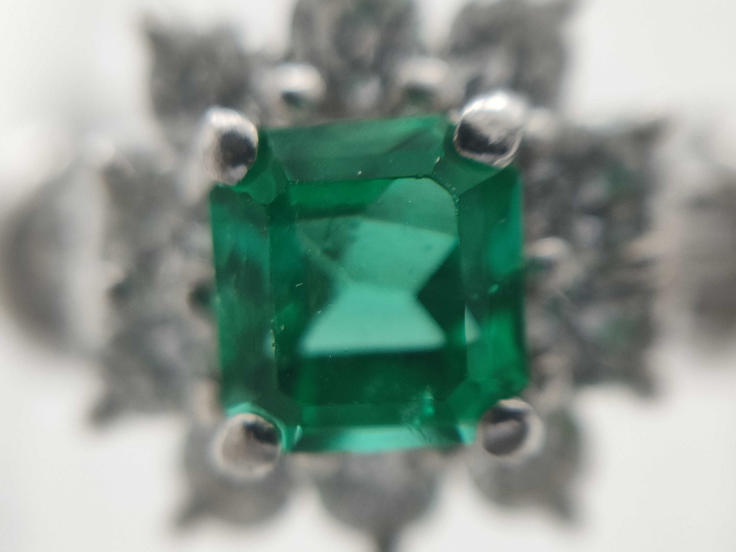 E0.41ct D0.52ct PT900 4.7g Ring