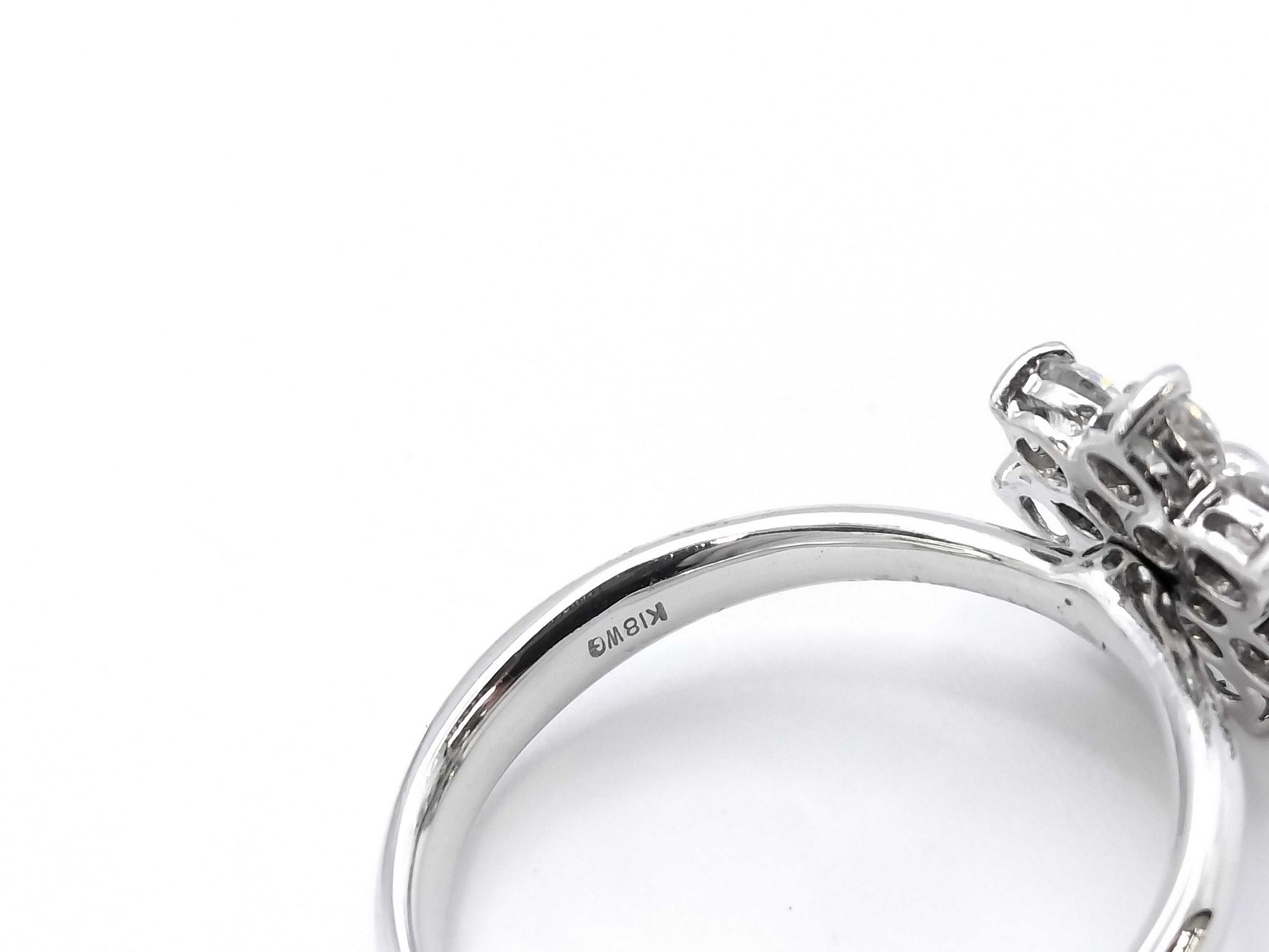 D0.50ct K18WG 2.9g Ring