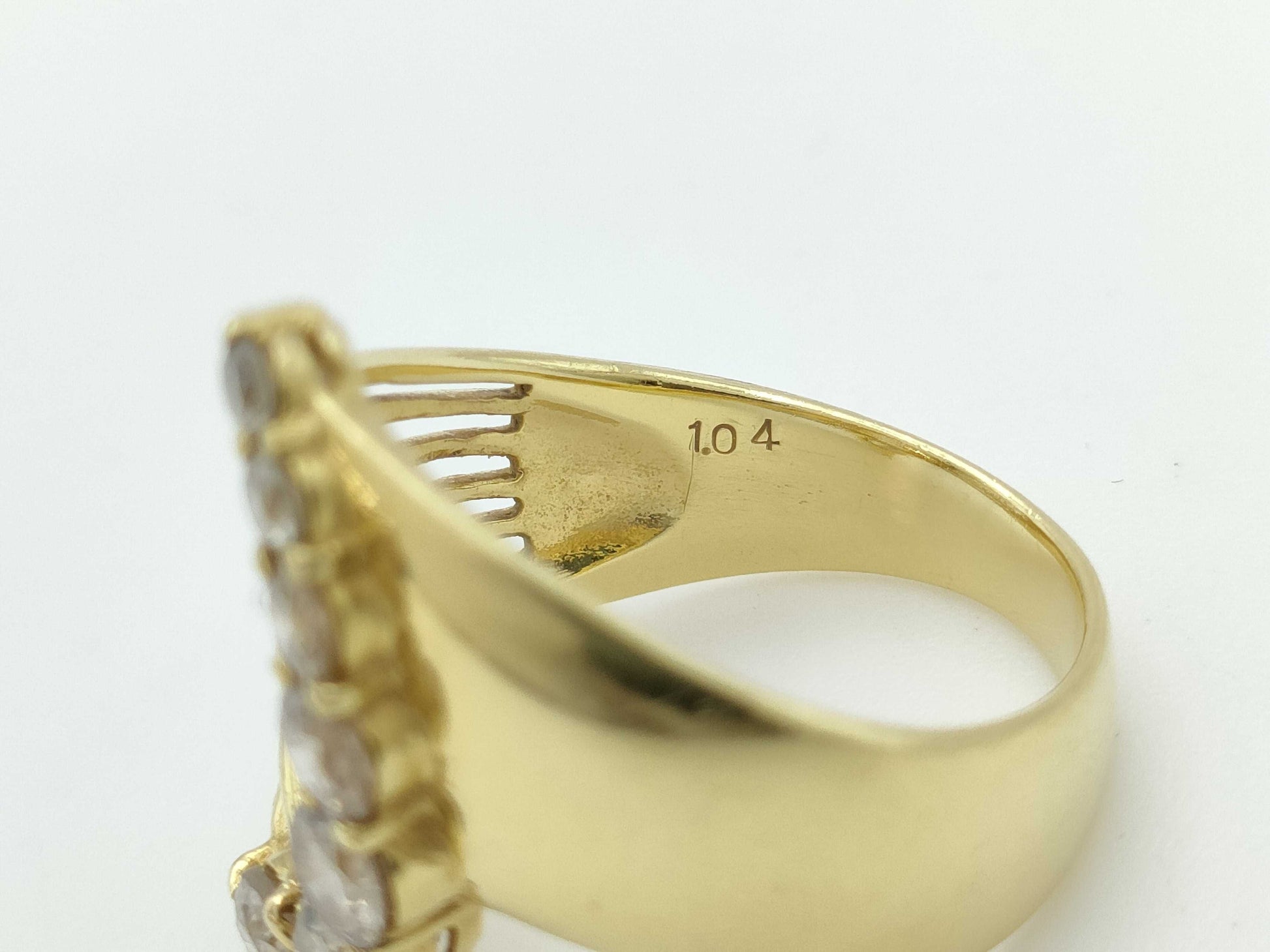 D1.04ct K18 5.6g Ring