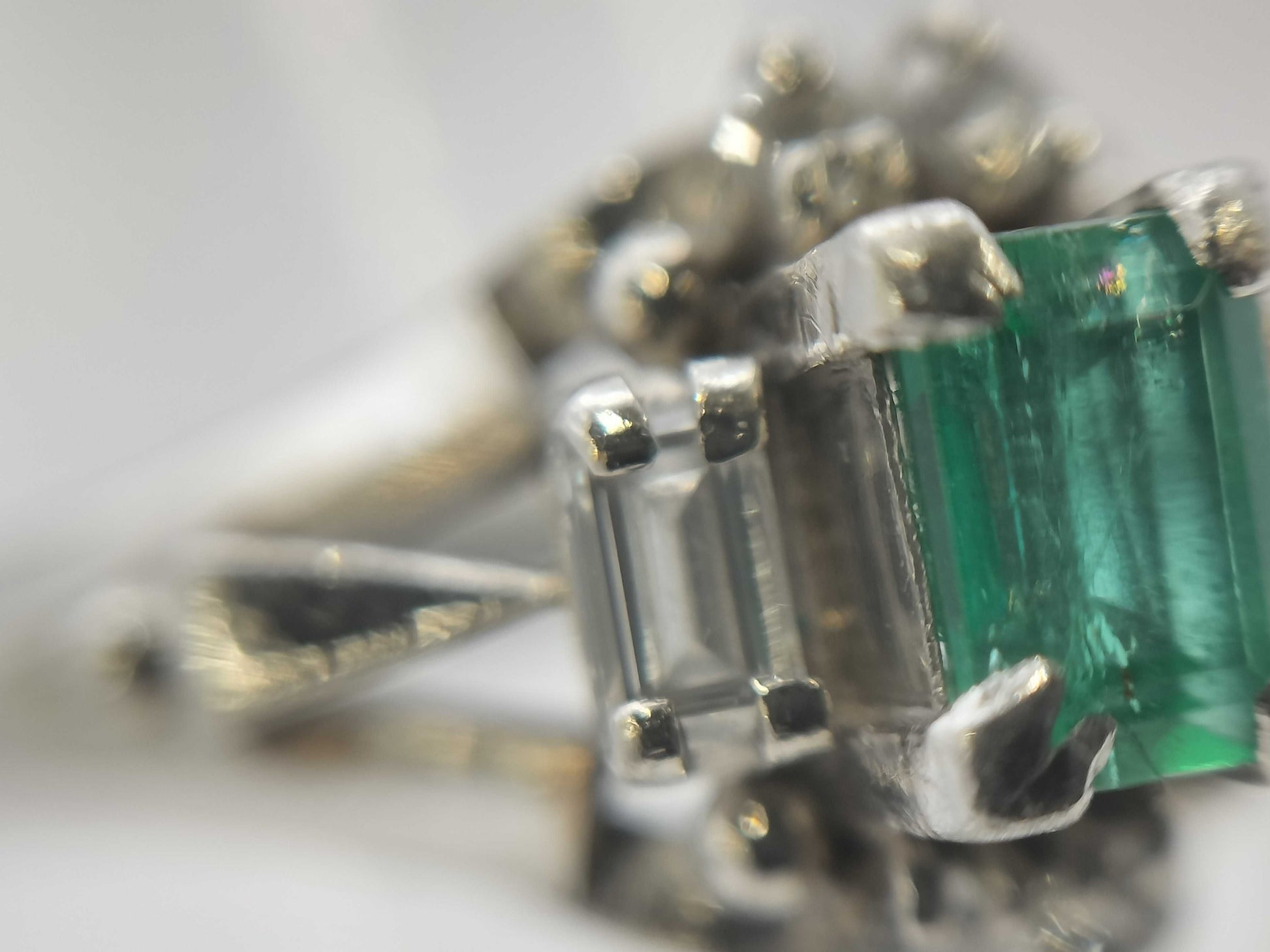 E0.27ct D0.13ct PT900 5.4g Ring