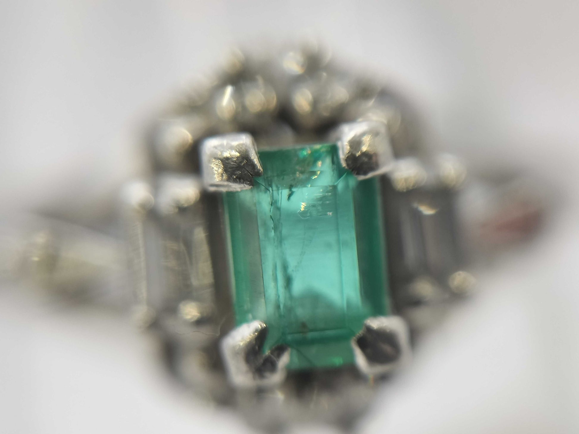 E0.27ct D0.13ct PT900 5.4g Ring