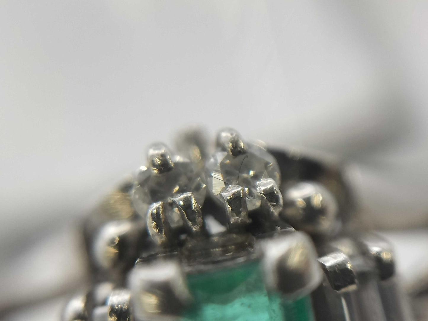 E0.27ct D0.13ct PT900 5.4g Ring