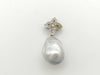 Pearl Diameter Approx. 15.2*21.4mm D0.22ct PT900 9.0g Pendant Top