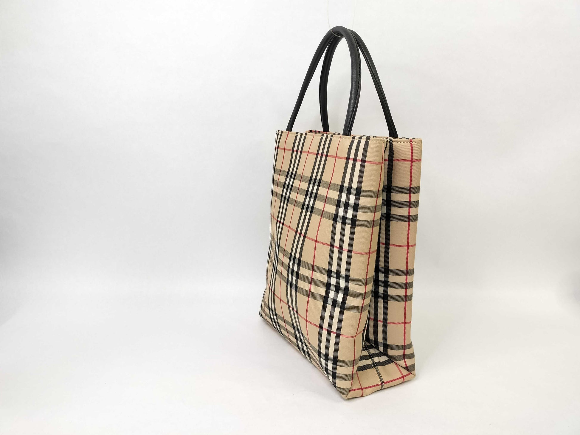 BURBERRY Nova Check Tote Bag
