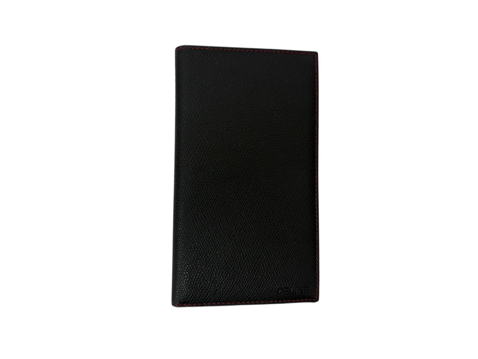 CELINE Black Leather Cover Notebook Cover