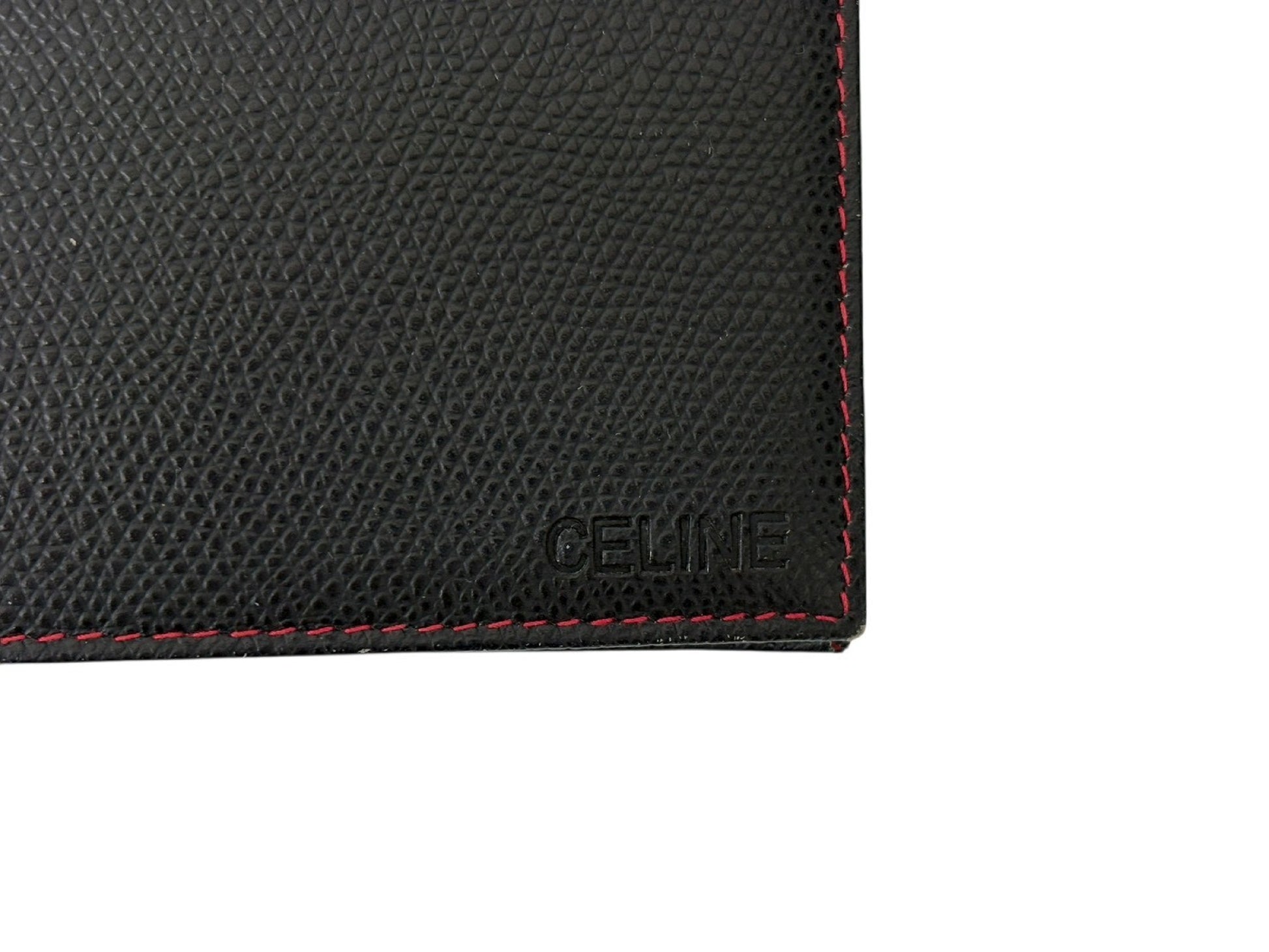 CELINE Black Leather Cover Notebook Cover