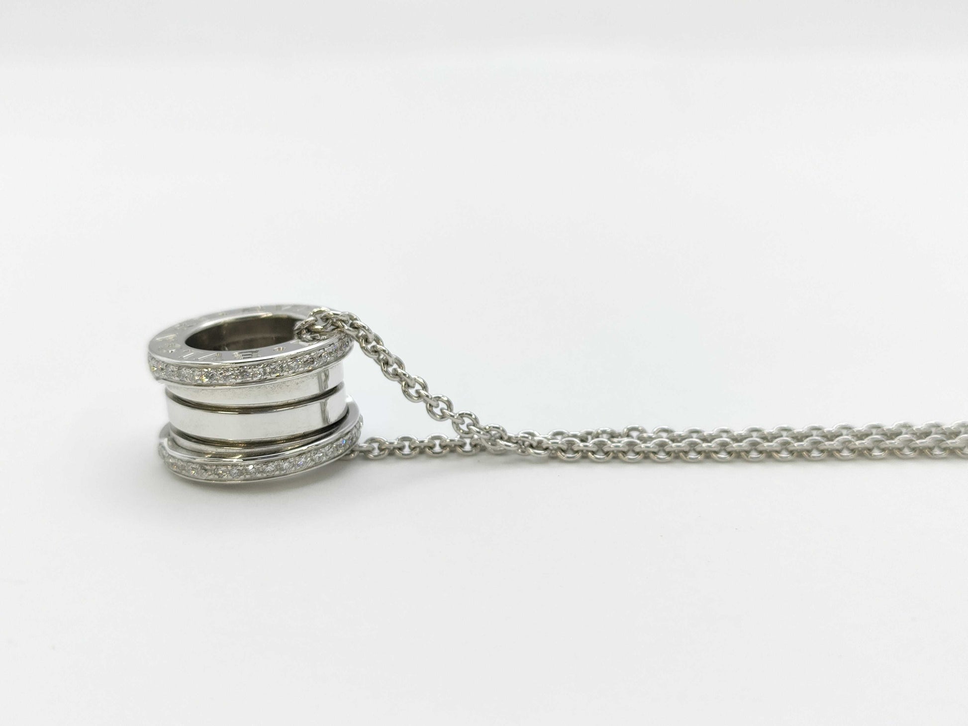 BVLGARI Bezero One Diamond WG Au750 14.9g Necklace