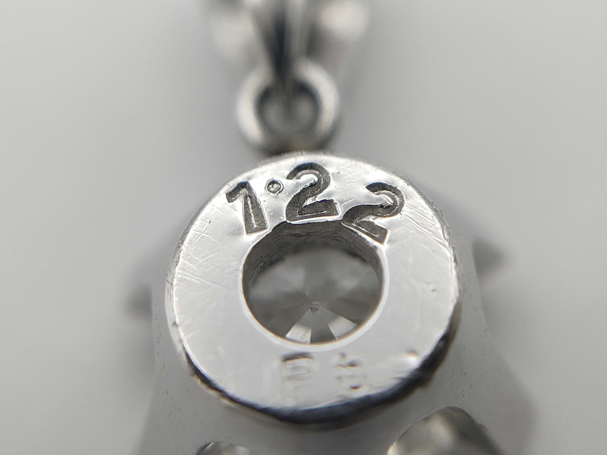 D1.22ct PT850 2.7g Pendant Top