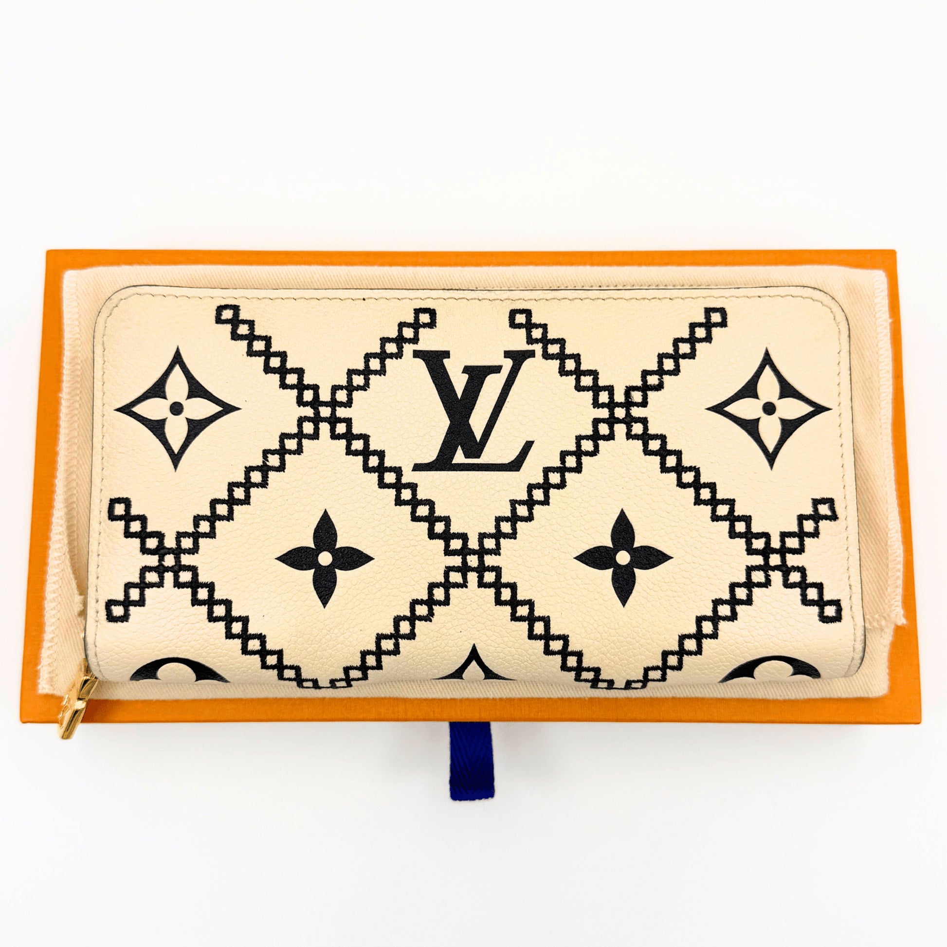 LOUIS VUITTON LOUIS VUITTON Monogram Unplant Brodelie Zippy Wallet M81141 Wallet Box Storage Bag Included Wallet